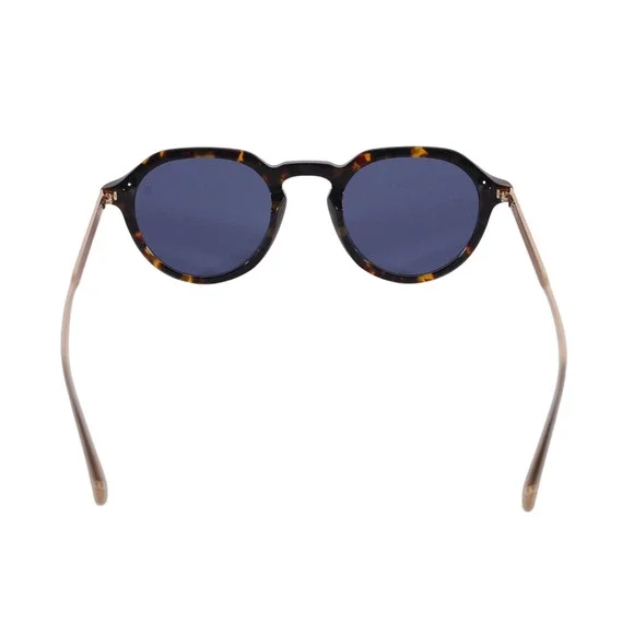 David Beckham Lightweight Round Mens Sunglasses- 21K Havana Gold / Blue - NWT - Picture 7 of 8